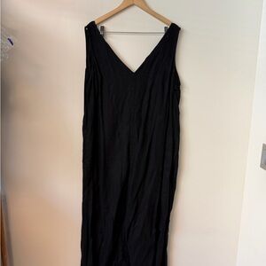 Velvet Black Maxi Dress